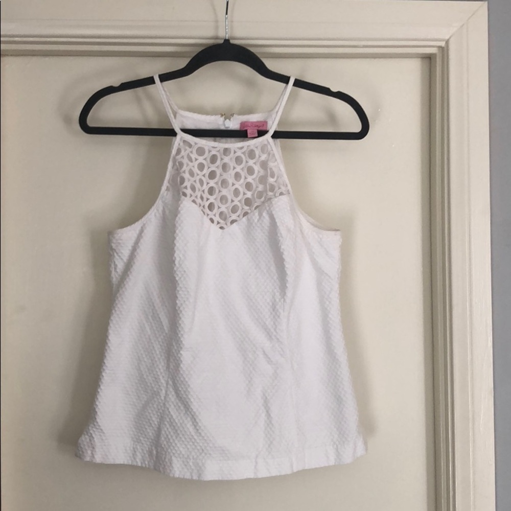White Larina Tank